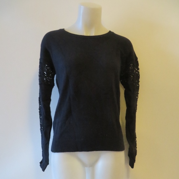 COMPTOIR DES COTONNIERS NAVY BLUE SWEATER SZ XS* - Picture 1 of 6